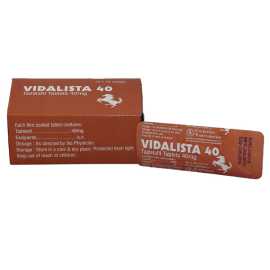 Vidalista 40 mg treats erectile dysfunction in men, California City