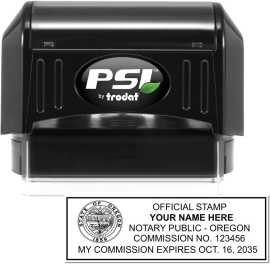 Buy PSI Pre-Inked Notarial Stamp for Oregon		, ps 29