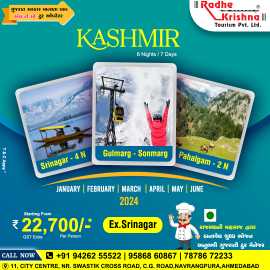 Unveiling the Beauty of Kashmir Tour Packages, Ahmedabad