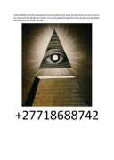 Join illuminati in South Africa +27718688742, Johannesburg