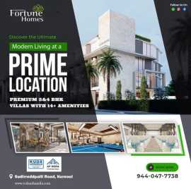 Exclusive 3BHK and 4BHK Duplex Villas with home th, Kurnool