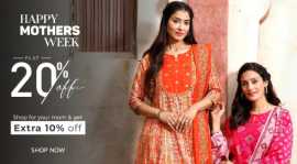 Happy Mothers Week Get Flat 20% OFF & Extra 10, ₹ 899