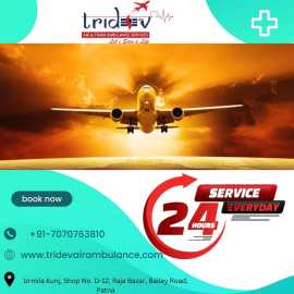Now Use 24 Hours Tridev Air Ambulance in Patna, Patna