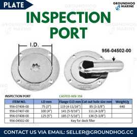 Boat INSPECTION PORT (AISI 316)