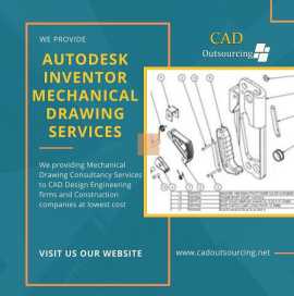 AutoDesk Inventor Mechanical Drawing Services USA, Maple Grove