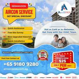 Aircon service in Serangoon, Bukit Timah