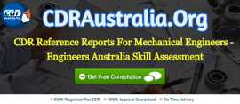 CDR Reference Reports For Mechanical Engineers - CDRAustralia.Org, Sydney