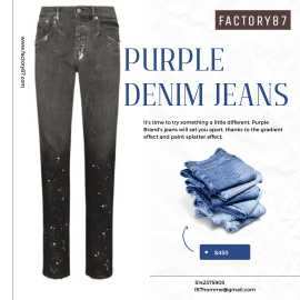Factory87: - purple denim jeans for Women, Montreal