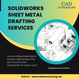 SolidWorks Sheet Metal Drafting Services Provider , Maple Grove