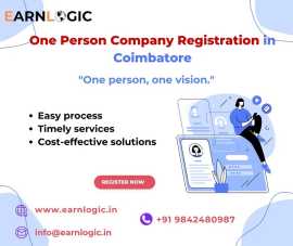 OPC Registration in online Coimbatore Earnlogic, Coimbatore