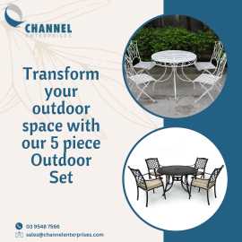 Transform your outdoor space with our 5 piece Outd, Melbourne