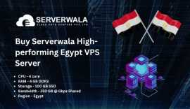 Buy Serverwala High-performing Egypt VPS Server, Alexandria