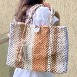 Project1000's Large Macrame Totes Online, ¥ 999