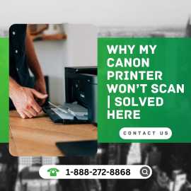 Why My Canon Printer Won’t Scan | Solved Here, Haltom City
