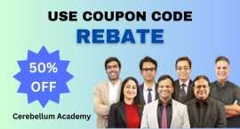 Use Cerebellum Academy Coupon Code REBATE and get , Delhi