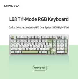 LANGTU Wireless Universal Keyboard Snow Green, ps 70
