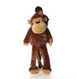 Big Stuffed Monkey - Explore Fun Sizes, $ 140