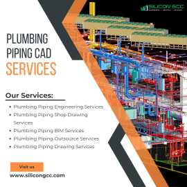 plumbing Piping CAD Services, Dubai