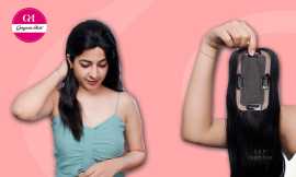 Buy hair extensions, toppers, and wigs online at T, ₹ 3,999