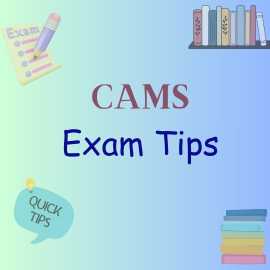 AIA Offers The Best CAMS Exam Tips, Faridabad