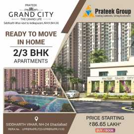 2/3 Bhk Luxury Apartments in Siddharth Vihar, Ghaziabad
