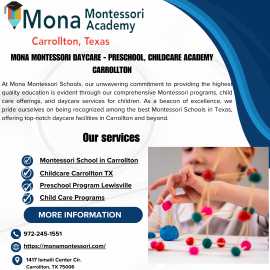 Discover a World of Learning at Mona Montessori , Carrollton