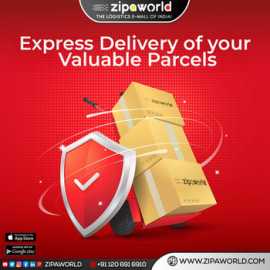 Send and receive parcels anytime with zipaworld’s , Noida