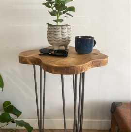 Nature's Embrace:Woodensure Live Edge Coffee Table, ₹ 5,175