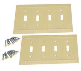 4 Gang Wall Plates  are available at Best Price, ps 15