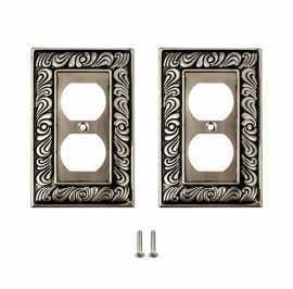 Shop Brushed Satin Pewter Wall Plate, $ 10