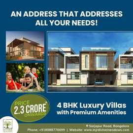 Luxury Villas for sale in Bangalore - MJR Builders, Bengaluru