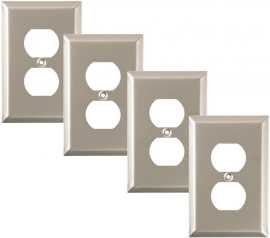 Satin Nickel Wall Plate are available, $ 18
