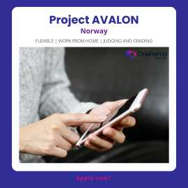 Oneforma by Centific | Avalon-App Grading (Norway) | Work From Home, Oslo