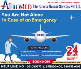 Aeromed Air Ambulance Service in Chennai - Need , Chennai