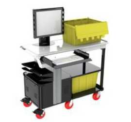  Durable And Multi-purpose Mobile Pos Cart, Concord