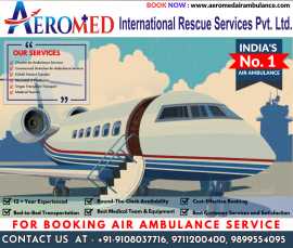Aeromed air ambulance service in Bangalore , Bengaluru