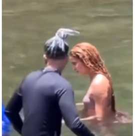 Shakira Spotted Bathing With Rauw Alejandro Are Th