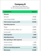 What is QuickBooks Income Statement?