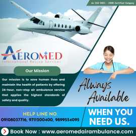 Aeromed Air Ambulance in Ranchi - Available Now, Ranchi
