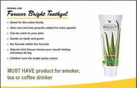 Best toothgel with aloe vera: FOREVER BRIGHT TOOTH, $ 11