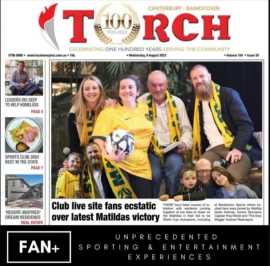 Paul Wade Makes Front Cover Of Torch Newspaper, Sydney