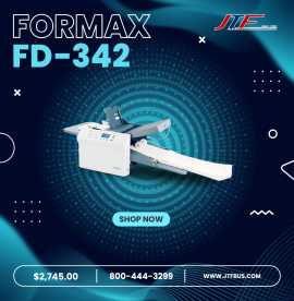 Introducing the Formax FD-342 Paper Folder, $ 2,745