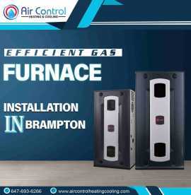 Efficient Gas Furnace Installation in Brampton, Brampton