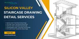 Staircase Drawing Detail Services - USA, Manchester