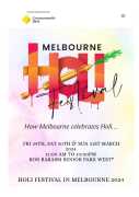 Holi Festival Event in Melbourne March 2024