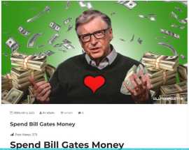 Spend Bill Gates Money, $ 10
