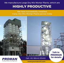 Efficient Dry Mix Mortar Plant | Proman, Bengaluru