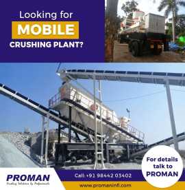 Mobile Crushing Plant: Portable Crushing, Bengaluru