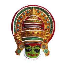 Enchant Your Space With kathakali mask wall hangin, ₹ 1,600